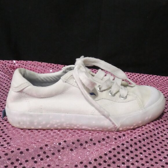 KEDS - Memory Foam Sneakers | 13M | Girls White Crew Kick '75 Shoes - Picture 3 of 15